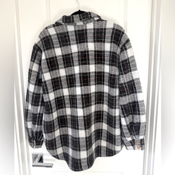Z Supply Plaid Tucker Shirt Jacket - Picture 3 of 3